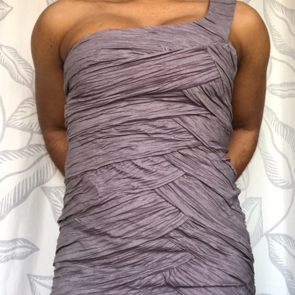 Grey One-shoulder Dress
